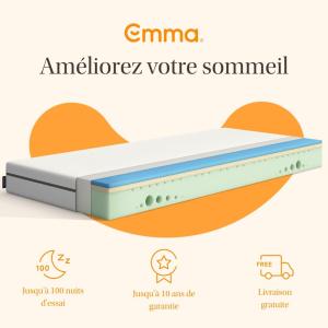 Image Matelas Emma One - Blanc à 251,10€