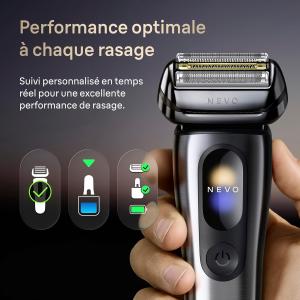 Image Rasoir électrique Braun NEVO17005C - Argent à 489,99€