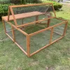 Image Clapier d'extérieur NONAME Roméo - Bois naturel à 100,00€