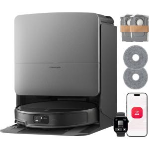 Image Robot aspirateur laveur roborock Saros 20 Set - Set Noir à 999€