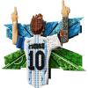 Image Jeu de construction LEGO 43018 Lionel Messi – La Célébration - Multicolore à 119,99€