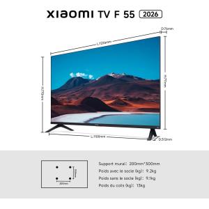Image Téléviseur XIAOMI TV F 55 - Noir à 331,55€