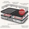 Image Plancha électrique LEBENLANG 2400W - Argent / Noir à 111€