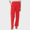 Image Pantalon gaze de coton - Corail ou Rouge à 19,90€