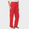 Image Pantalon gaze de coton - Corail ou Rouge à 19,90€