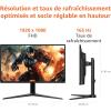 Image Écran PC Gaming 27" FHD Amazon Basics - 1ms, 165Hz - Noir à 115,44€