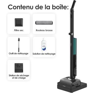 Image Aspirateur eau et poussière Tineco Floor One i7 Fold - Noir à 369,99€