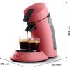 Image Cafetière à dosettes PHILIPS Senseo Original Plus CSA210/35 - Rouge Tendre à 76,80€