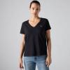 Image T-shirt Levi's Col V - Blanc, Noir ou Rayé à 13€