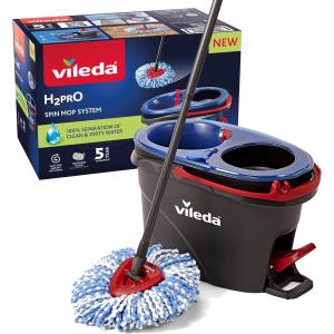 Image Balai serpillière Vileda H2prO Spin Mop - Gris à 41,99€