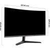 Image Écran PC 24" FHD Incurvé KOORUI 24E6C - 1ms, 180Hz - Noir à 94,99€