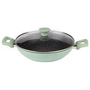 Image Sauteuse SILVERCREST Fonte d’aluminium Ø 28 cm - Vert Menthe, Noir ou Rose à 12,99€