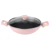 Image Sauteuse SILVERCREST Fonte d’aluminium Ø 28 cm - Vert Menthe, Noir ou Rose à 12,99€