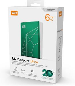 Image Disque dur Externe Portable WD My Passport Ultra 6To - Edition 20e anniversaire - 2.5"