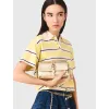 Image Sac à main Maje Miss M Walk métalisé - Doré clair à 196€