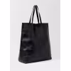 Image Sac cabas en cuir patchwork - Noir à 167,99€