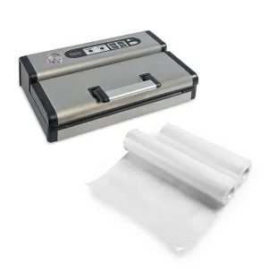 Image Appareil à emballer sous vide Kitchen Chef Professional VS5800 - Gris métallisé à 219,99€