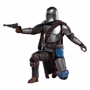 Image Figurine Hasbro The Mandalorian Star Wars Black Series - Noir à 15€