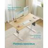 Image Bureau électrique SONGMICS LSD132YA01 - Doré Chêne à 91,79€