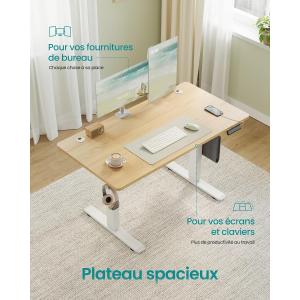 Image Bureau électrique SONGMICS LSD132YA01 - Doré Chêne à 91,79€