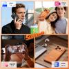 Image Téléphone portable 6.56" Blackview Smartphone (16Go+64Go/2To, 5000mAh) - Noir à 132,99€