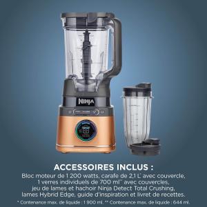Image Mixeur NINJA TB301EUCP - Noir/Cuivre à 159,99€