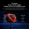 Image Moniteur gaming 27" 2k XIAOMI P27QDB-RGGL - 1ms, 200Hz - Noir et Blanc à 179€
