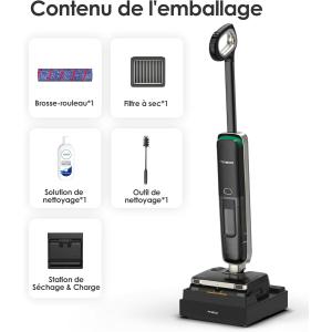 Image Aspirateur laveur Tineco S9 Master - Noir à 469,99€