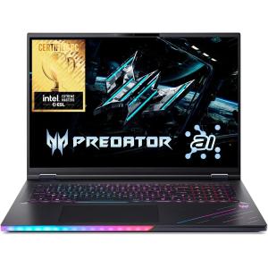 Image PC portable gamer 18" Acer Predator Helios 18AI (Ultra9, RAM 64Go, SSD 1To, RTX5080) - Noir à 2 999€