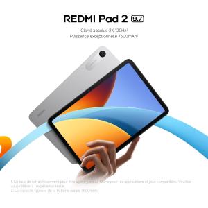 Image Tablette Xiaomi REDMI Pad 2 9.7 - Silver ou Gray à 191€