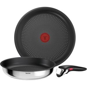 Image Set de poêles Tefal Ingenio Comfort Max - Acier Inoxydable à 40,99€