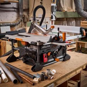 Image Scie de table Evolution Power Tools R255TBL+ - Black, Orange, Silver à 323,17€