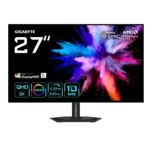 Image Moniteur PC 27" QHD Gigabyte GO27Q24G - 0.3ms, 240Hz - Noir à 297,51€