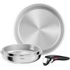Image Set de poêles Tefal Ingenio Comfort Max - Acier Inoxydable à 48,99€