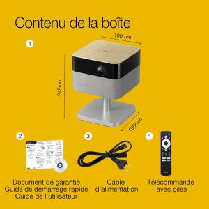 Image Projecteur Epson Lifestudio Flex Plus EF-72 - Chêne à 949€