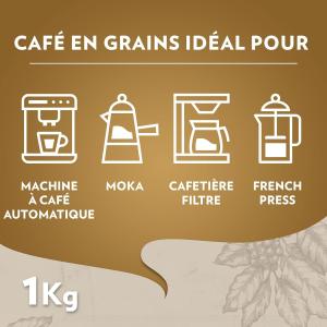 Image Pack 2x1kg Café en grains Lavazza Qualità Oro Perfect Symphony - Intensité 5 - 34,70€