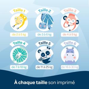 Image Pack 123 Couches bébé Biolane Taille 5 - 11-25 kg - Blanc à 49,43€