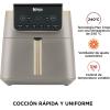 Image Friteuse sans huile Ninja Air Fryer MAX PRO AF180EUSD - 6.2L - Stone/Or à 99,99€