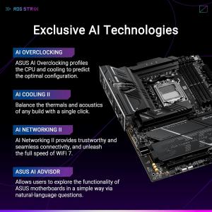 Image Carte mère ASUS ROG Strix X870E-H Gaming WIFI7 - à 277,99€