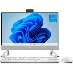 Image Ordinateur de Bureau Tout-en-Un Dell EC24250 (i5, RAM 16Go, SSD 512Go) - Blanc à 799€