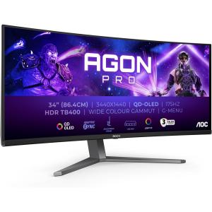 Image Moniteur PC 34" 4K Incurvé AOC AG346UCDAM - 0.03ms, 175Hz - Noir à 599€