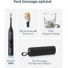 Image Brosse à dents électrique PHILIPS Sonicare DiamondClean 9900 Prestige HX9813/92 - Noir Quartz à 329,99€