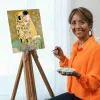 Image Peinture par numéros Ravensburger CreArt Collection d'art - Klimt - Le Baiser à 24,21€