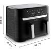 Image Friteuse sans huile Moulinex Easy Fry Dual - Noir à 99,99€