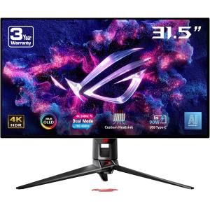 Image Moniteur gaming 32" 4K ASUS ROG Swift OLED PG32UCDP - Noir à 798,99€