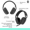 Image Casque sans fil Logitech Zone Vibe 100 - Gris à 68,99€