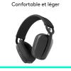 Image Casque sans fil Logitech Zone Vibe 100 - Gris à 68,99€