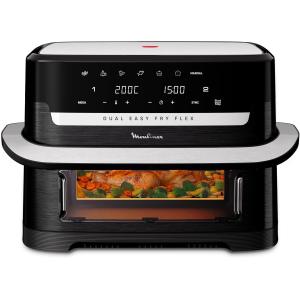 Image Friteuse sans huile Moulinex Easy Fry Dual Flex - Noir à 129,99€