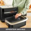 Image Friteuse sans huile Moulinex Easy Fry Dual Flex - Noir à 129,99€
