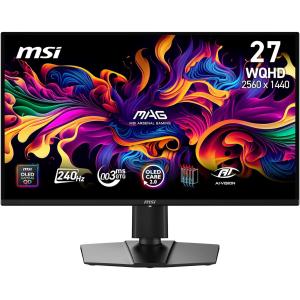 Image Ecran PC gaming 26.5" 2K MSI MAG 274QP QD-OLED X24 - 240 Hz, 0.03ms - Noir à 349,90€
